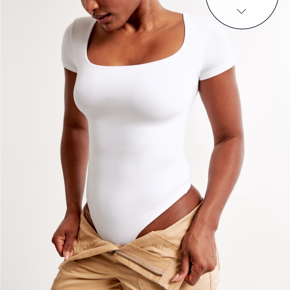 Abercrombie and Fitch Square Neck Bodysuit